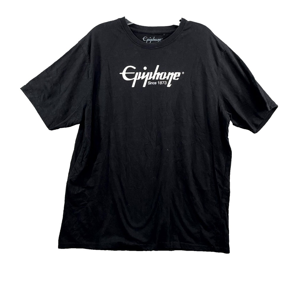 Epiphone Guitars T Shirt Mens XL Graphic Print Skater Casual Streetwear Grunge